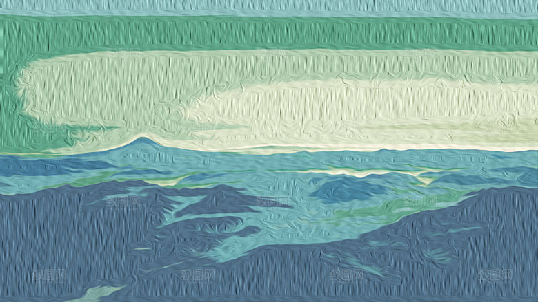 风光质感大气油画背景