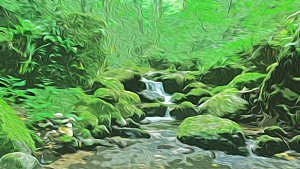 绿色纹理森林背景