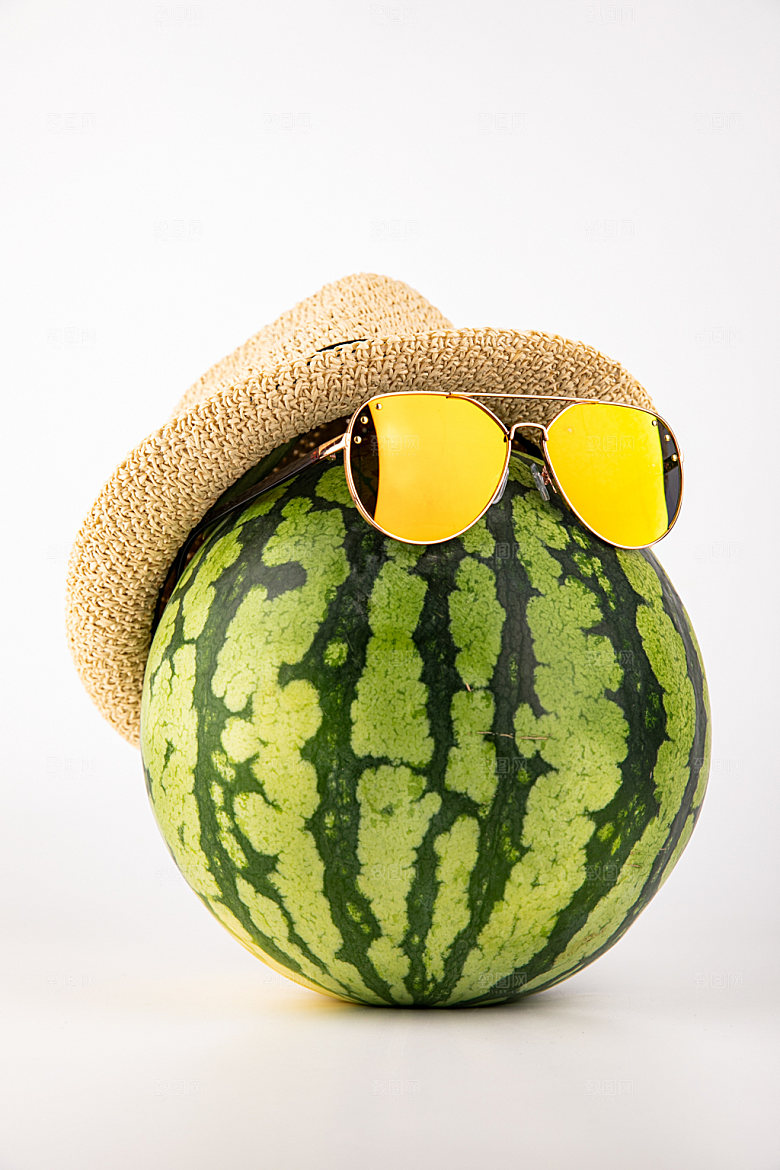 西瓜高清夏季水果摄影图