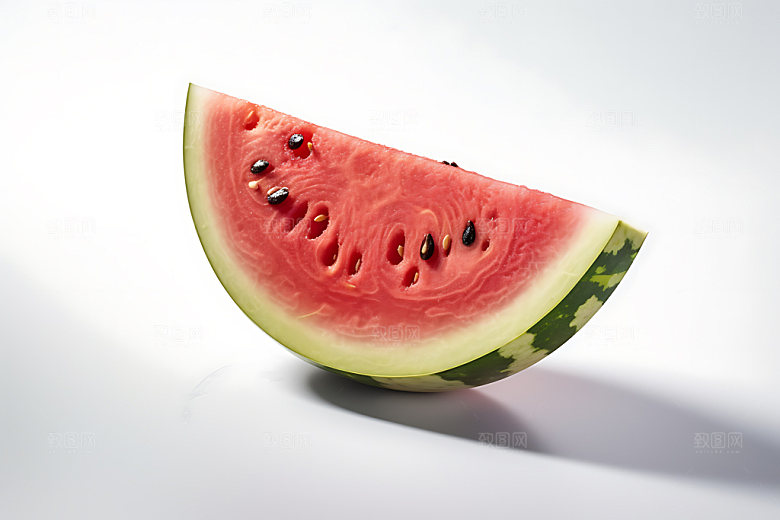 西瓜水果美食摄影图
