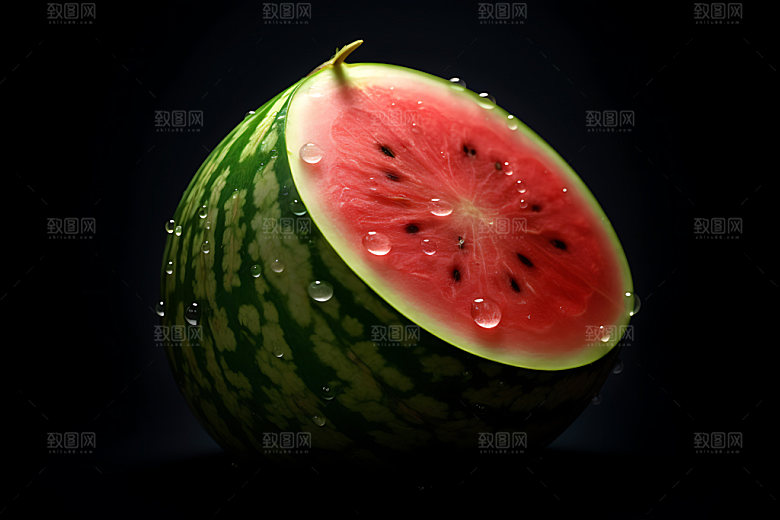 西瓜水果高清摄影图