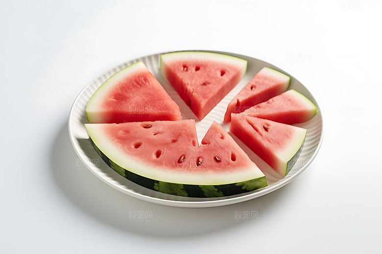 西瓜夏日水果摄影图