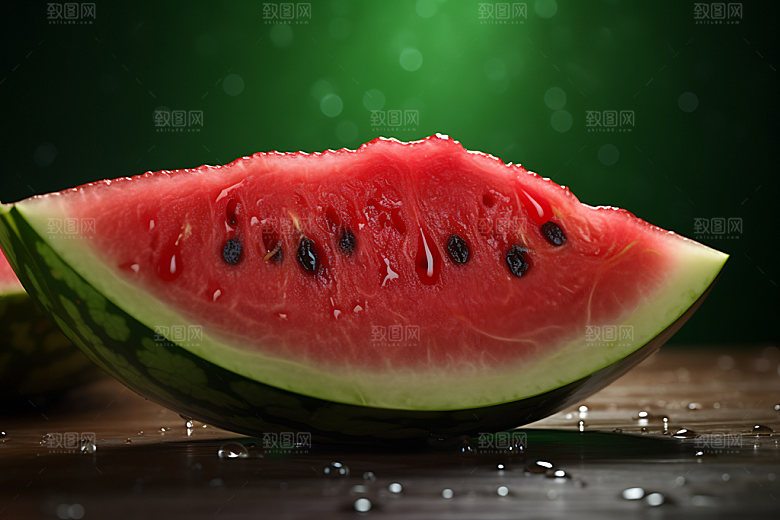 西瓜夏季美食摄影图