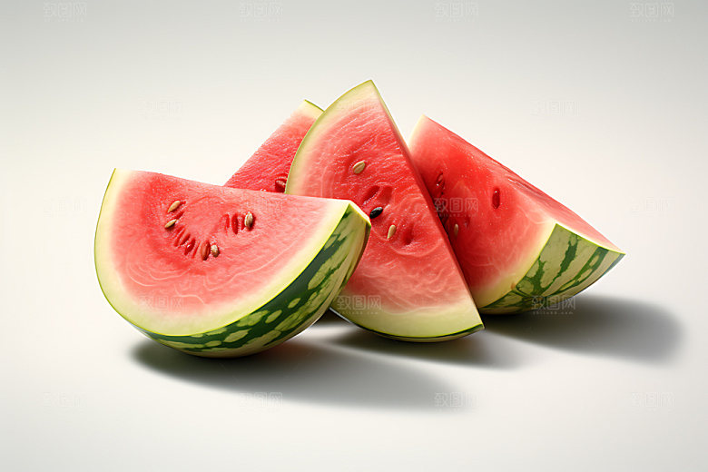 西瓜夏季清凉摄影图