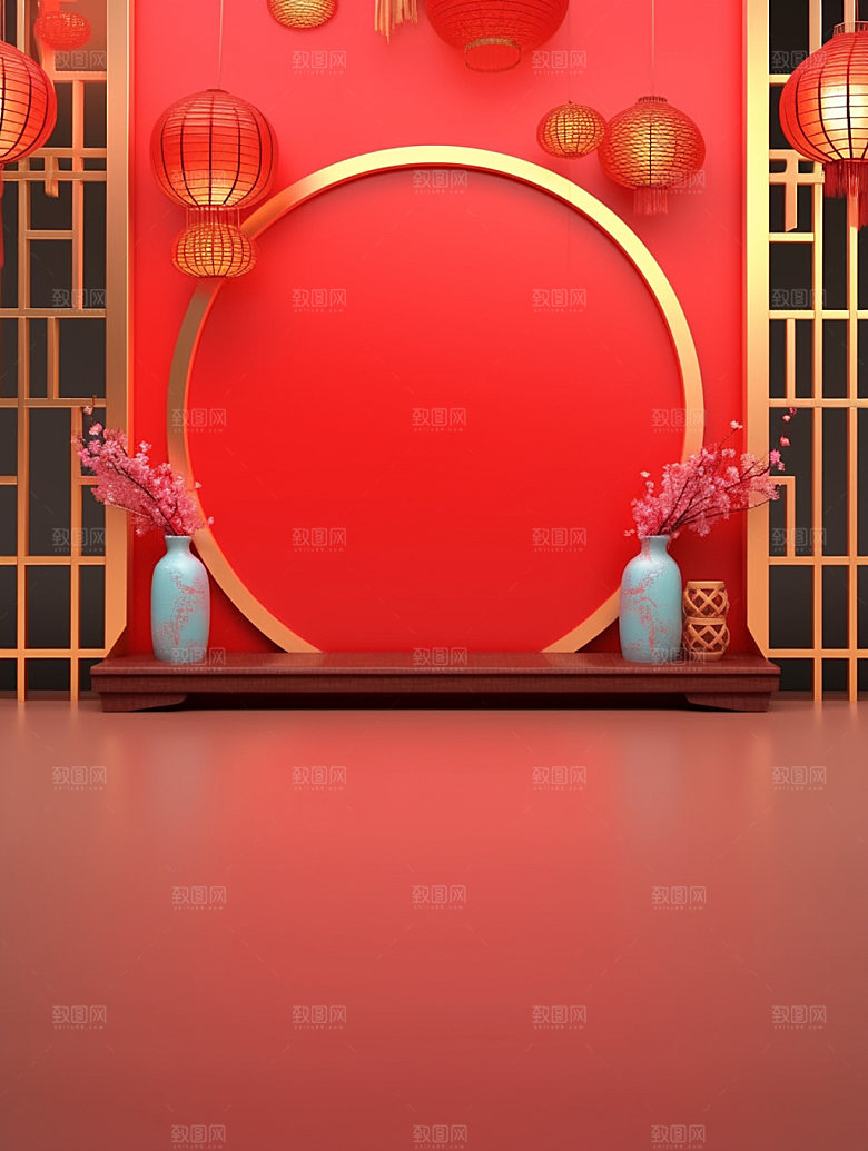 新春新年弹窗背景图
