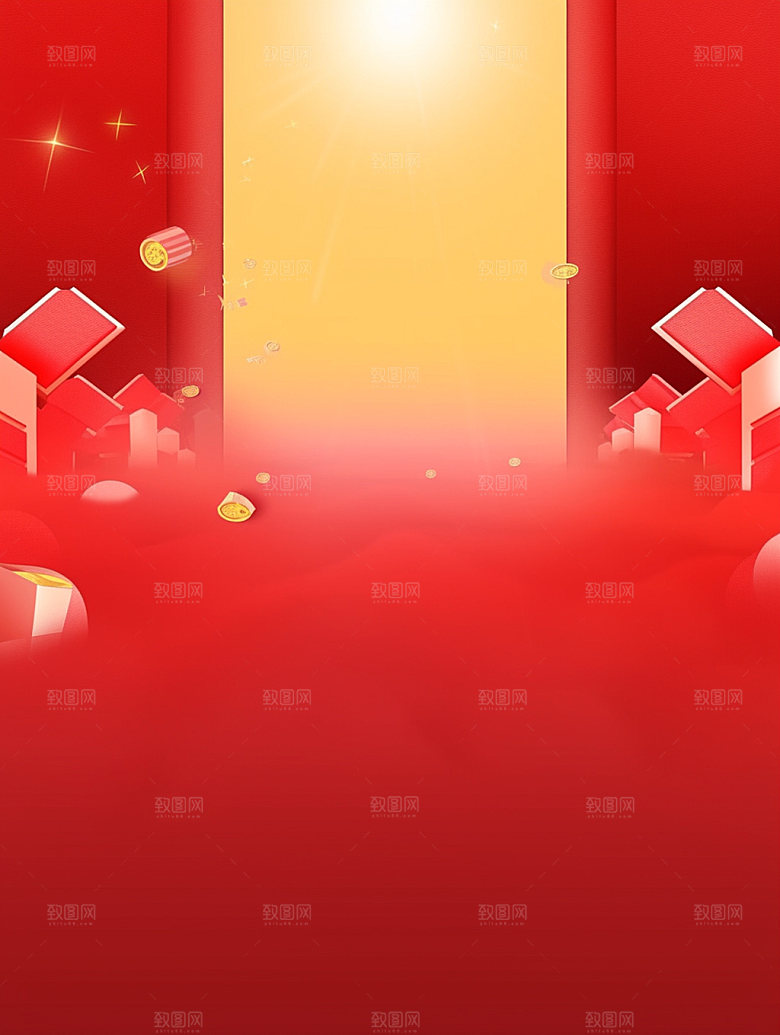 新春中国年春节背景图