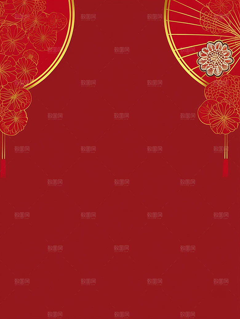 新春弹窗中国年背景图