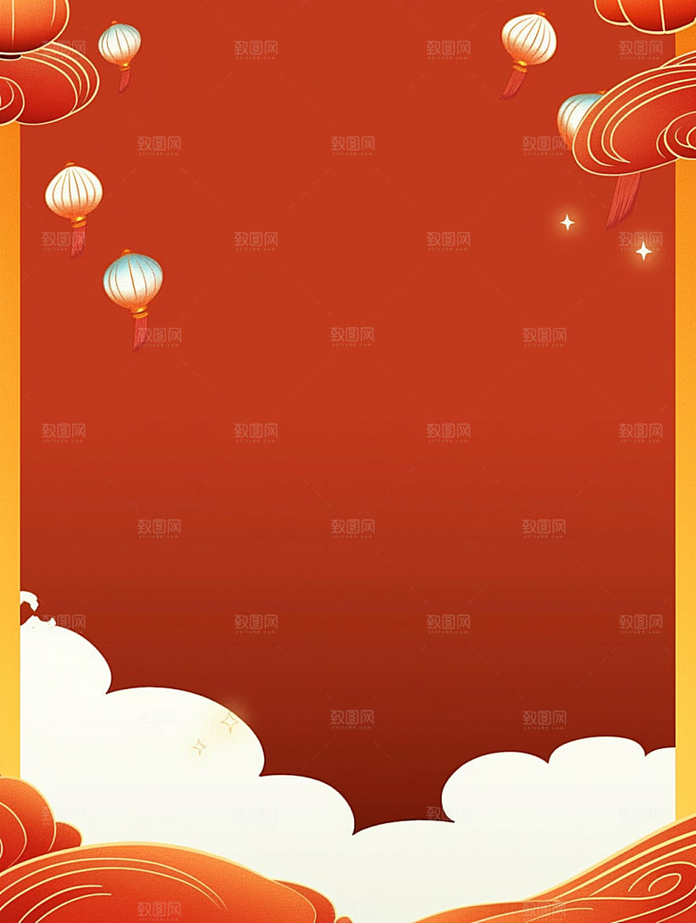 新春中国年春节背景图