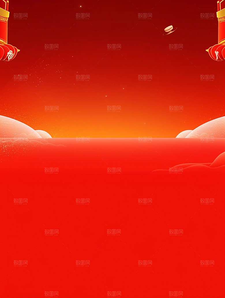 新春新年喜庆背景图