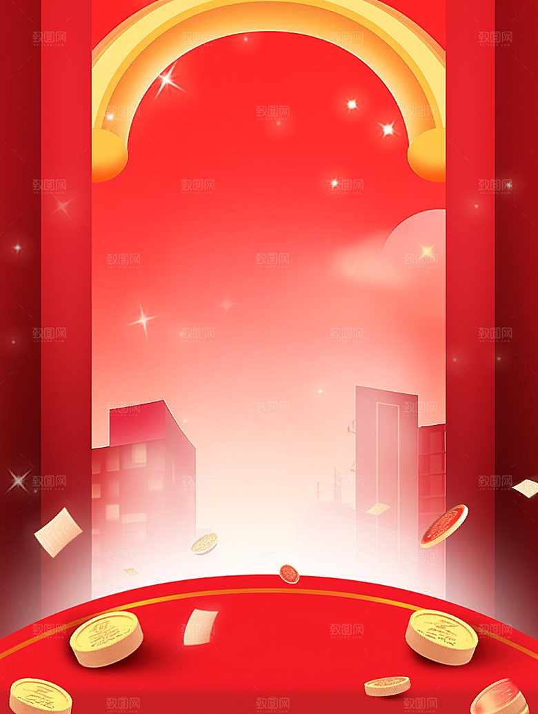 新春喜庆春节背景图
