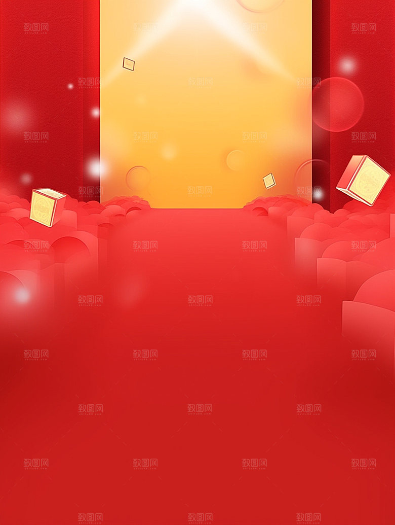 新春中国年新年背景图