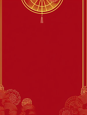 新春春节红色背景图