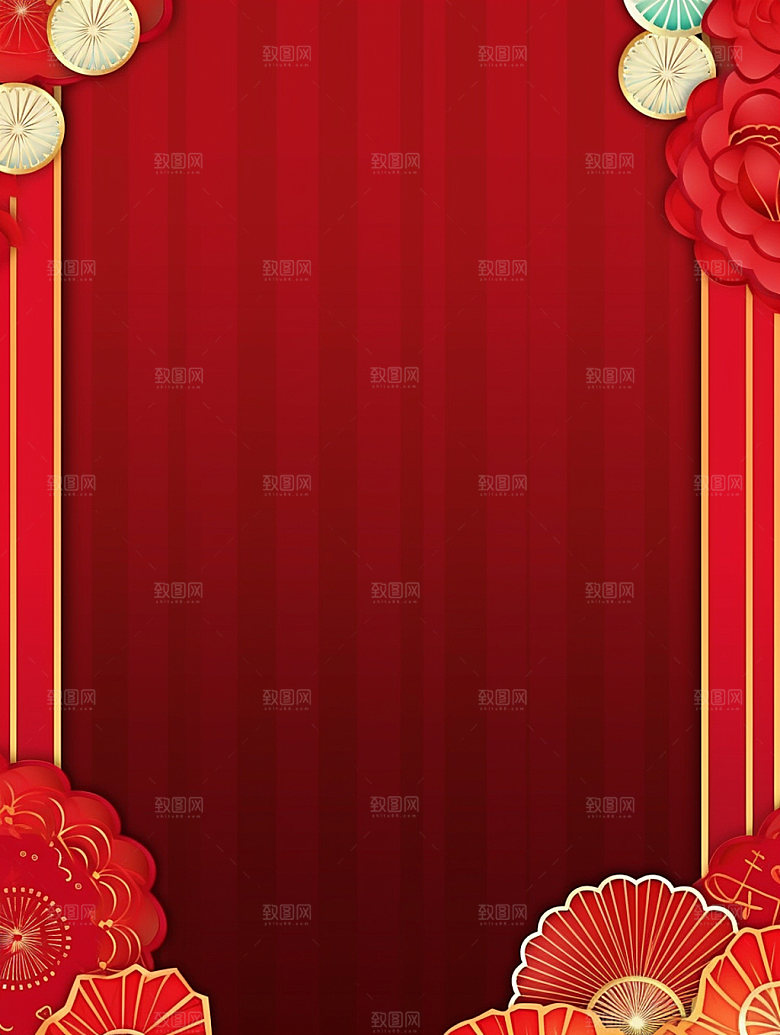 新春促销弹窗背景图