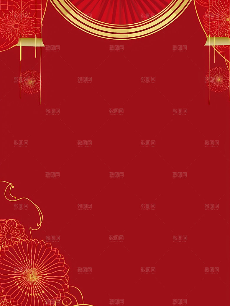 新春中国年新年背景图