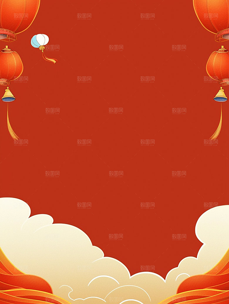 新春新年春节背景图
