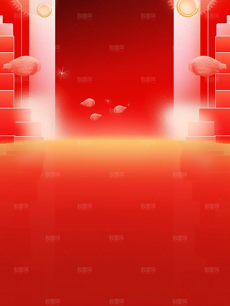 新春中国年春节背景图