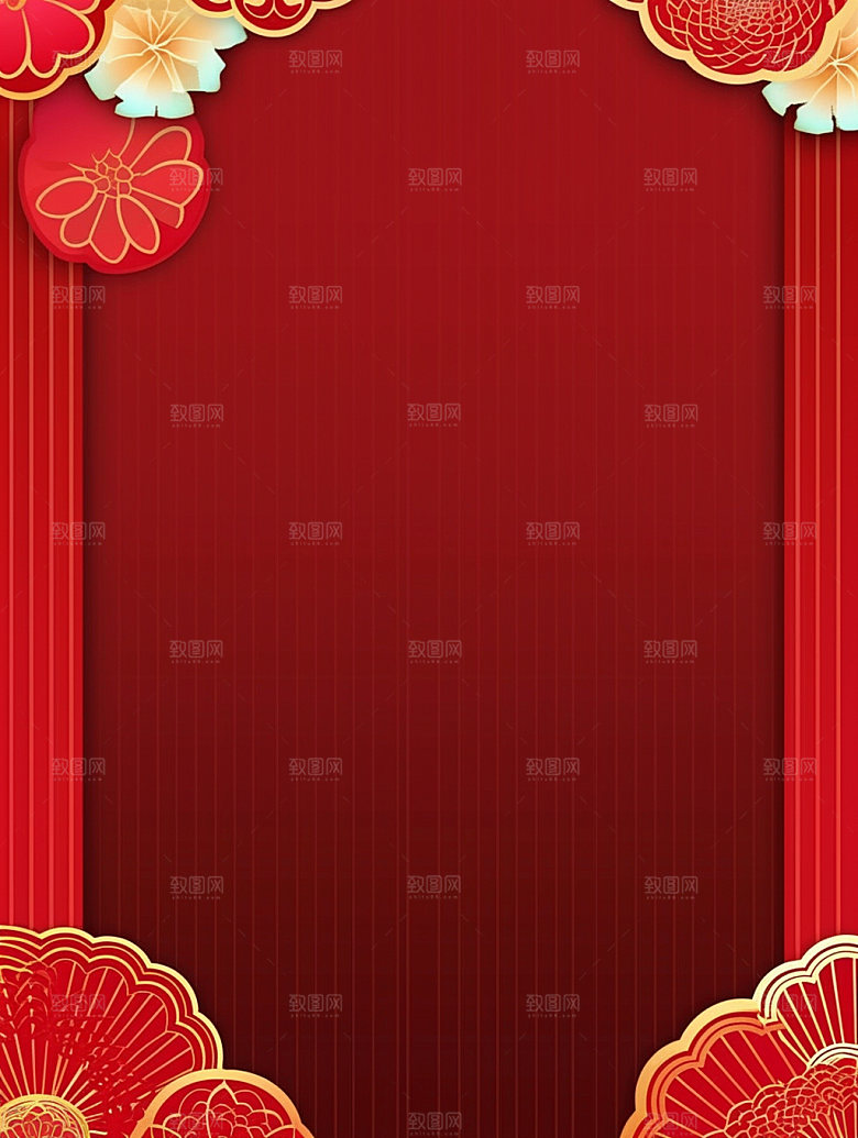 新春促销春节背景图