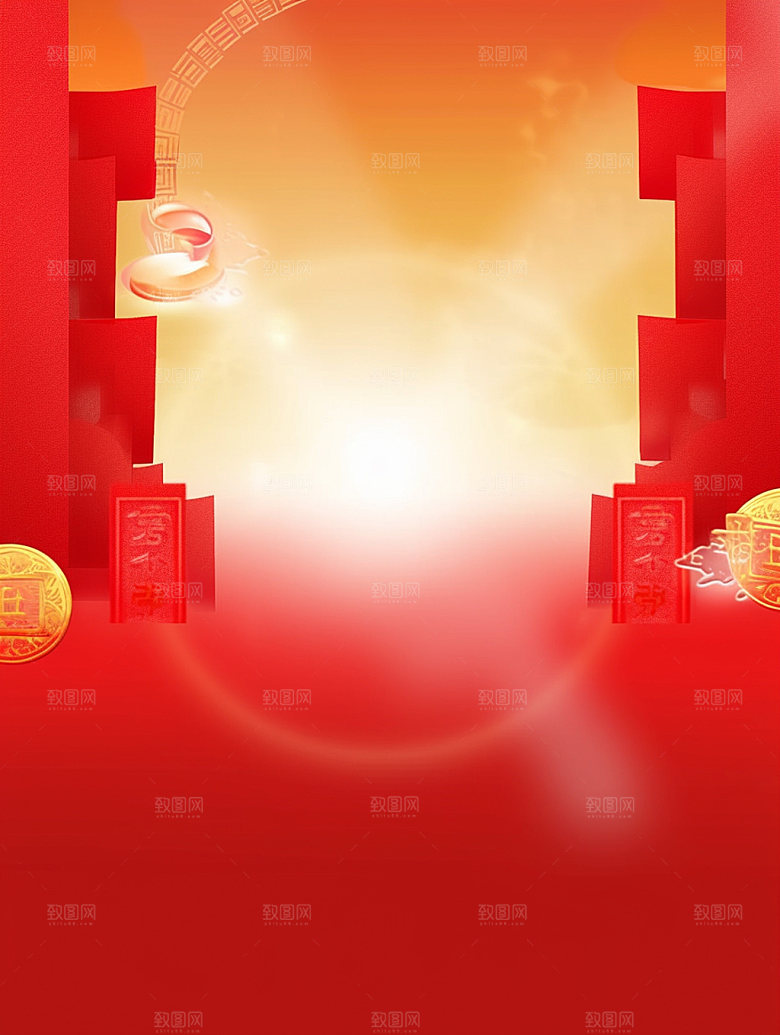 新春弹窗新年背景图