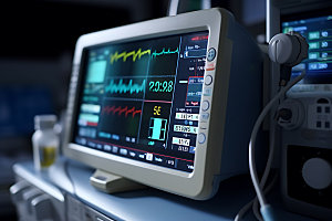 心电图医疗设备临床医疗效果图