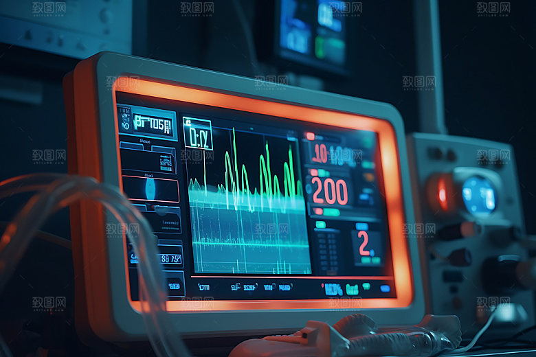 心电图健康临床医疗效果图