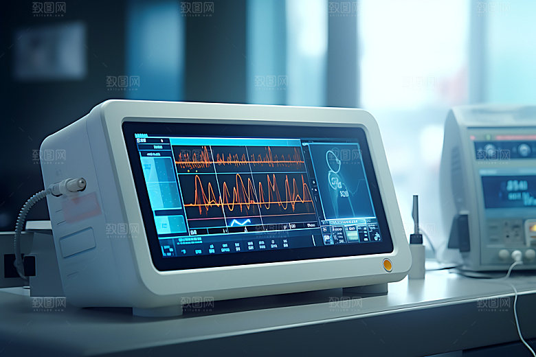 心电图健康临床医疗效果图