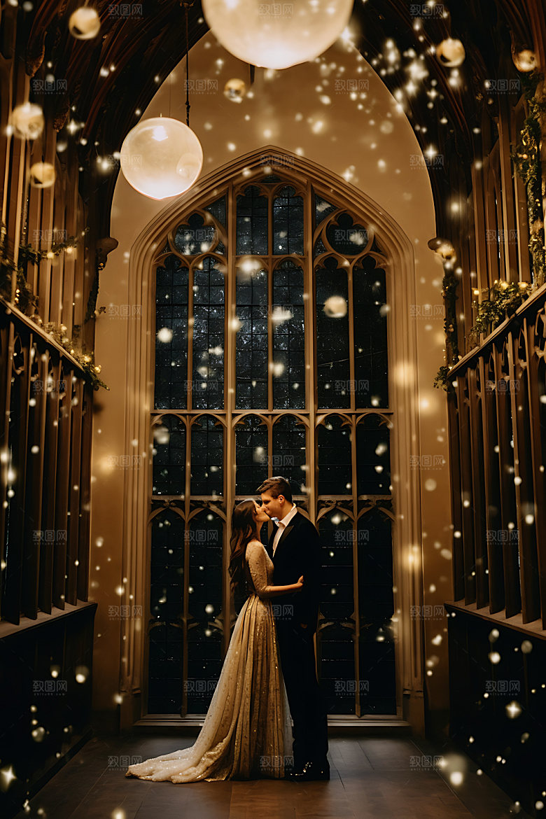 星空婚礼室内婚礼浪漫效果图