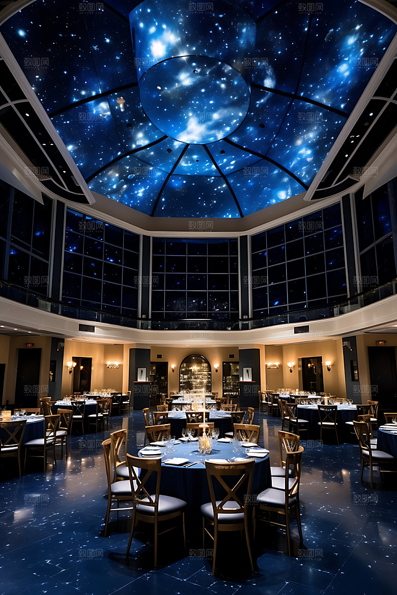 星空婚礼室内婚礼星河主题效果图