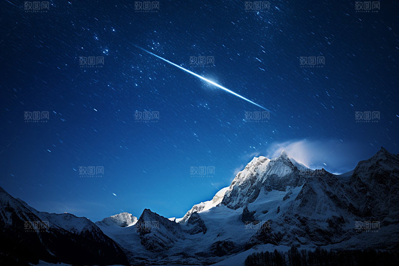 星空风景高清摄影图
