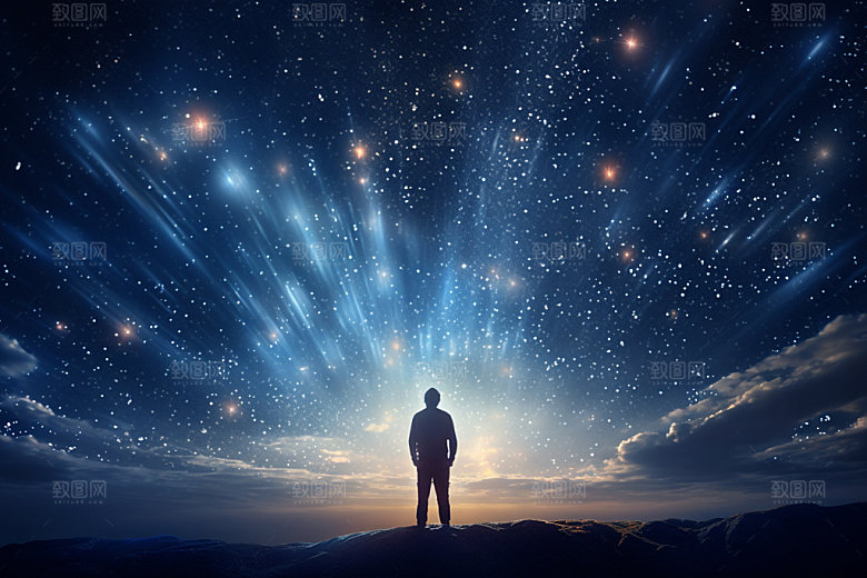 星空风光旅游摄影图