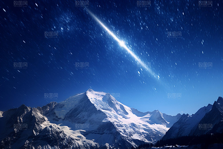 星空夜空旅游摄影图