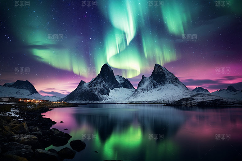 星空旅游自然摄影图