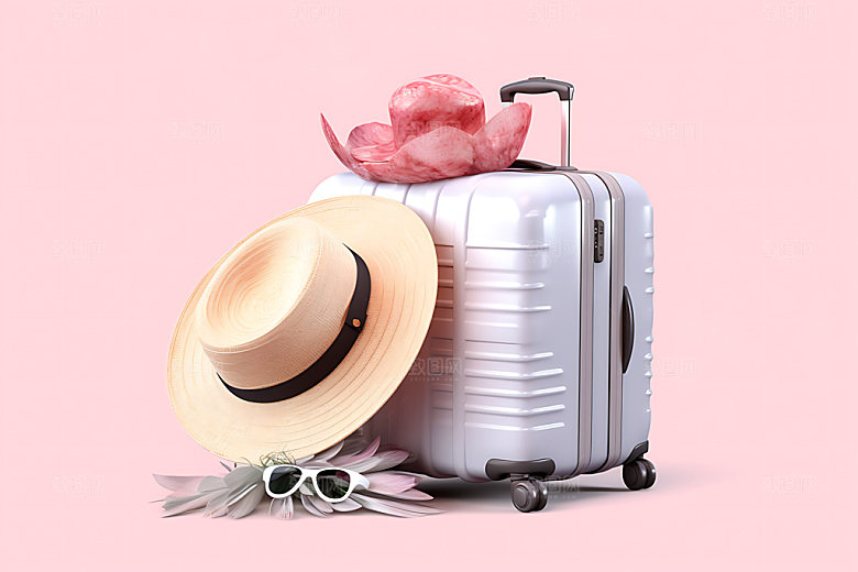 行李箱箱包旅行箱效果图