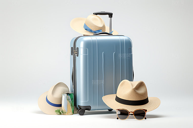 行李箱模型旅行箱效果图