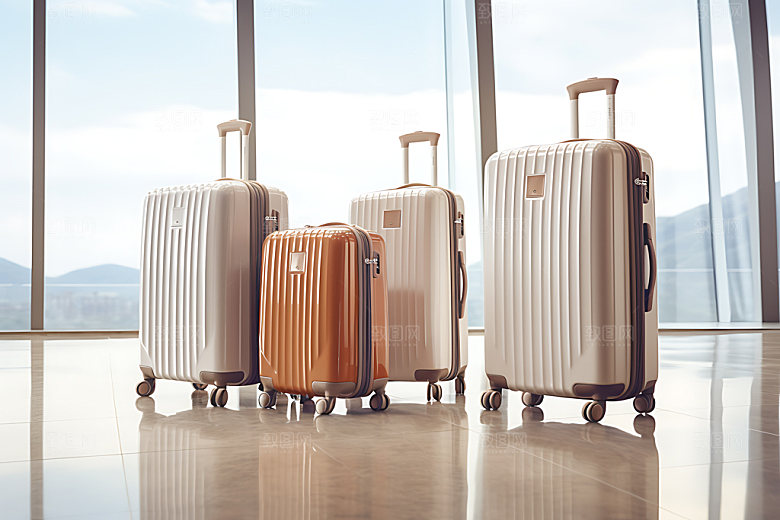 行李箱旅行箱电商效果图