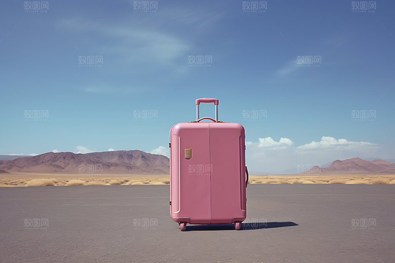 行李箱箱包电商效果图