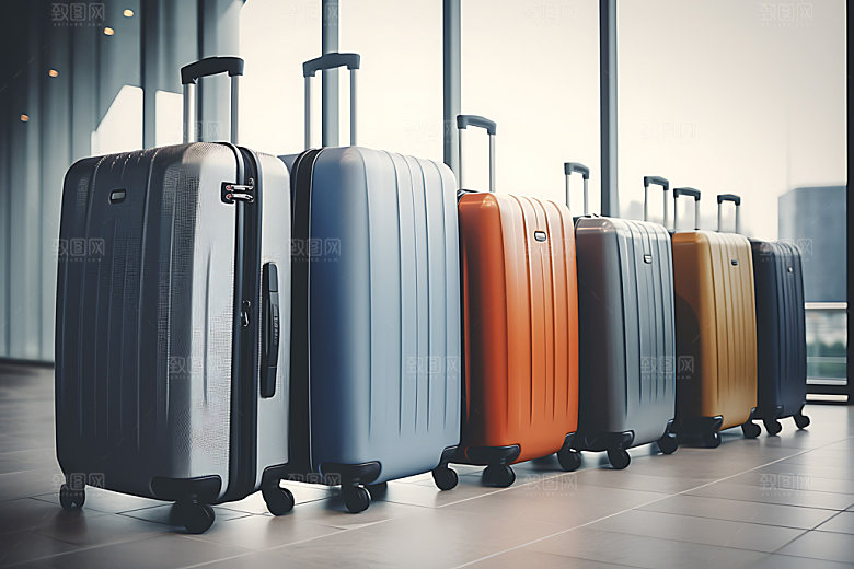 行李箱模型旅行箱效果图