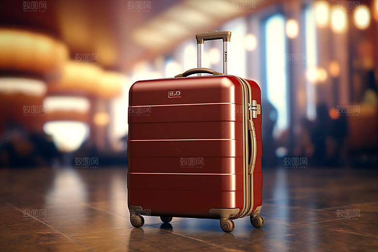 行李箱电商旅行箱效果图