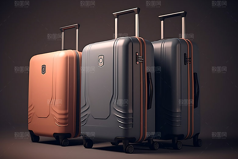 行李箱商品旅行箱效果图