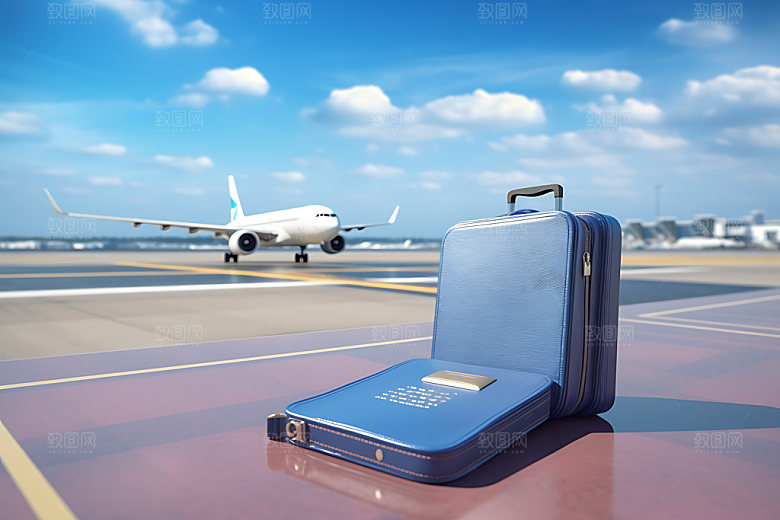 行李箱拖箱商品效果图