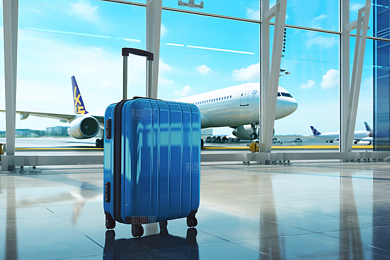 行李箱旅行箱模型效果图