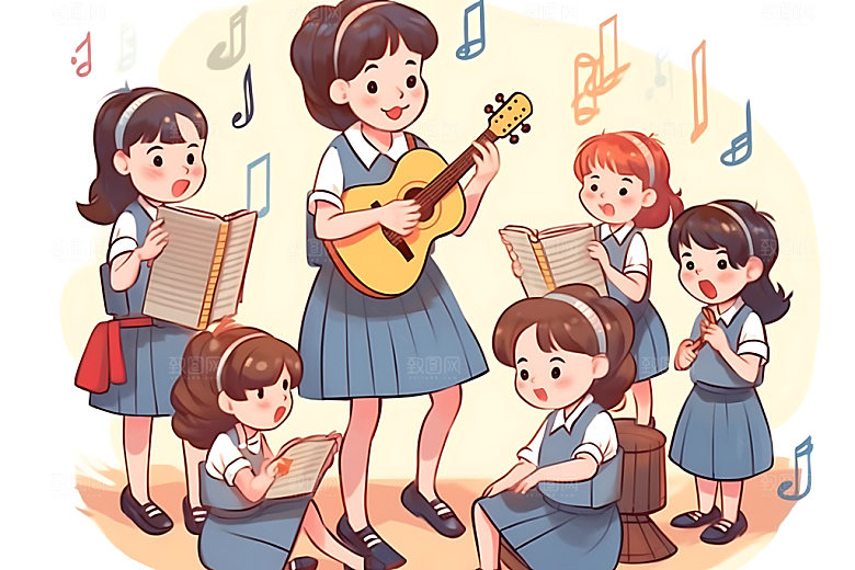 儿童兴趣班学习手绘插画