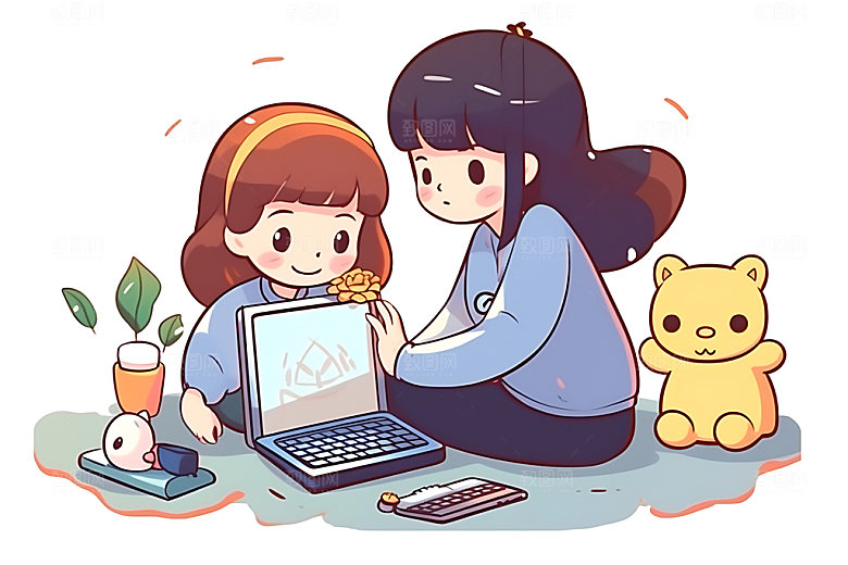 儿童兴趣班手绘课外班插画