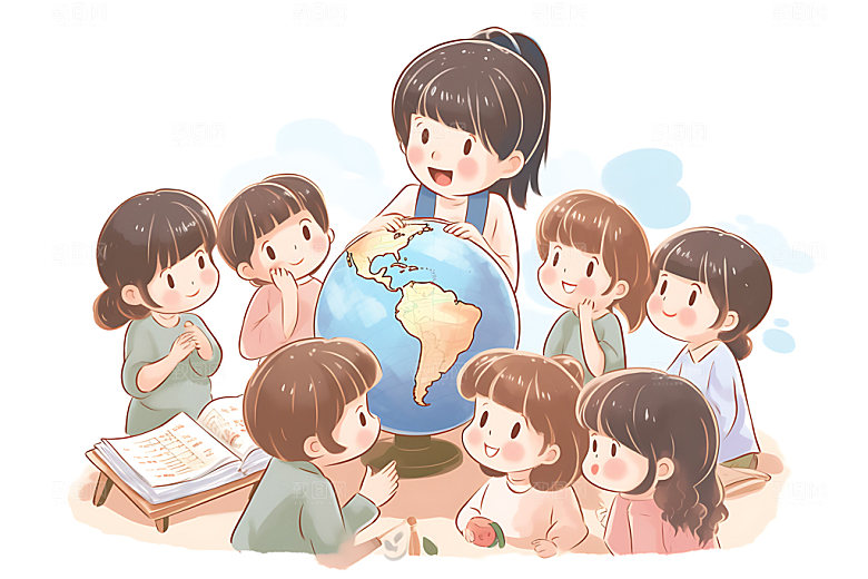 儿童兴趣班培训班学习插画