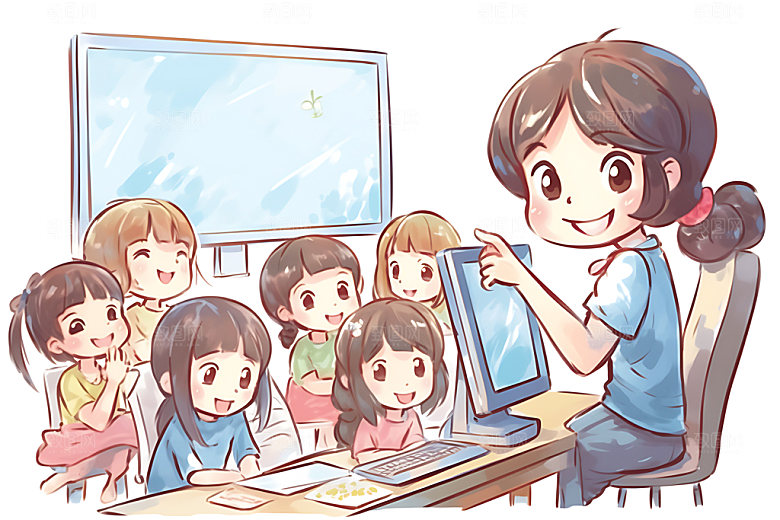 儿童兴趣班手绘培训班插画