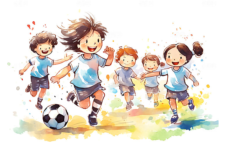 儿童兴趣班培训班夏令营插画