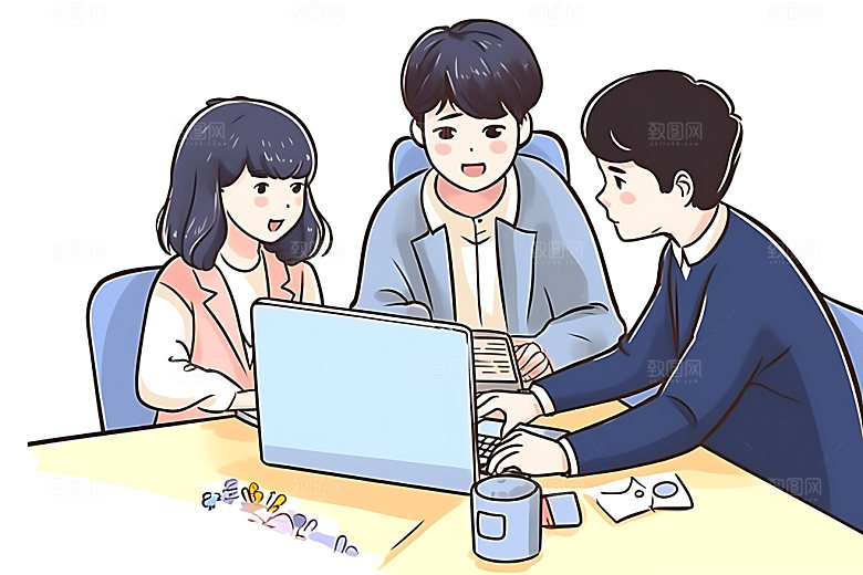 儿童兴趣班培训班课外班插画