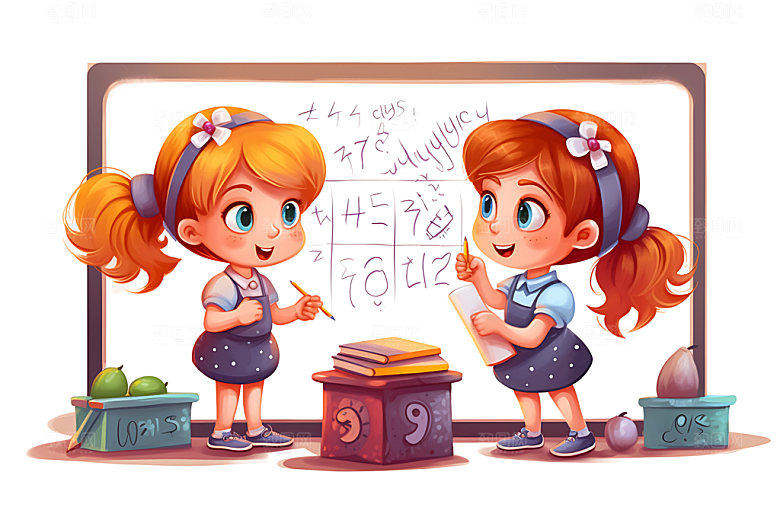 儿童兴趣班手绘课外班插画