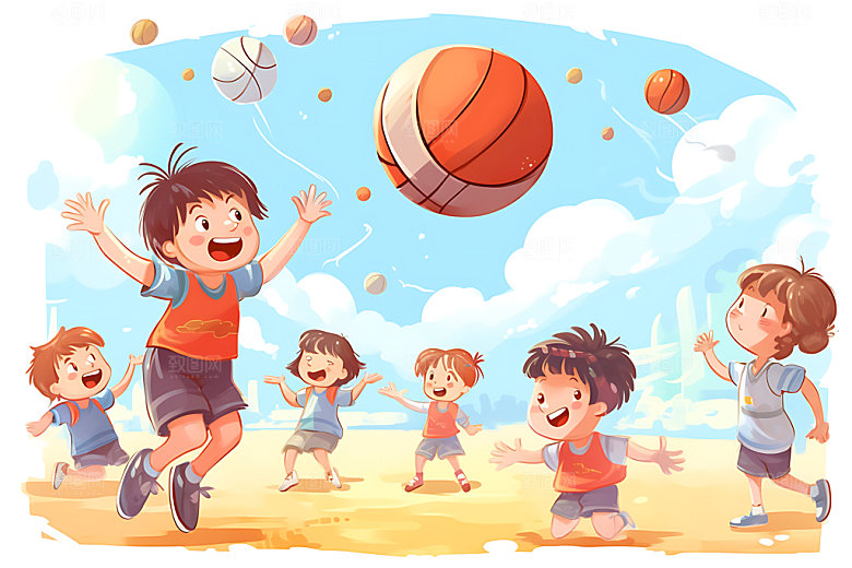 儿童兴趣班辅导班学习插画