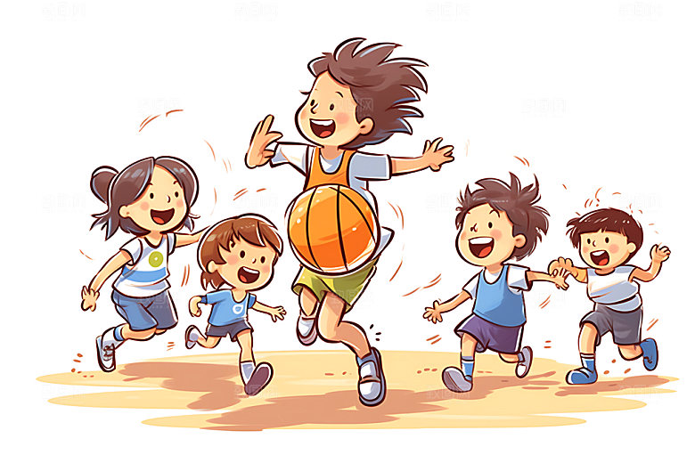 儿童兴趣班辅导班夏令营插画