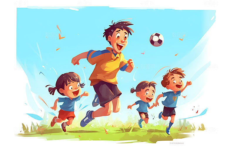 儿童兴趣班艺术培训课外班插画